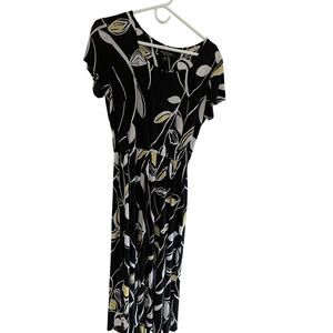 Perceptions New York Women's 16 Jersey-like Pullover Stretchy Maxi Dress Career